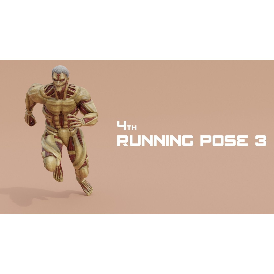 Armored Titan Reiner Braun 3D Model – High Poly Rigged Character, FBX - View 22