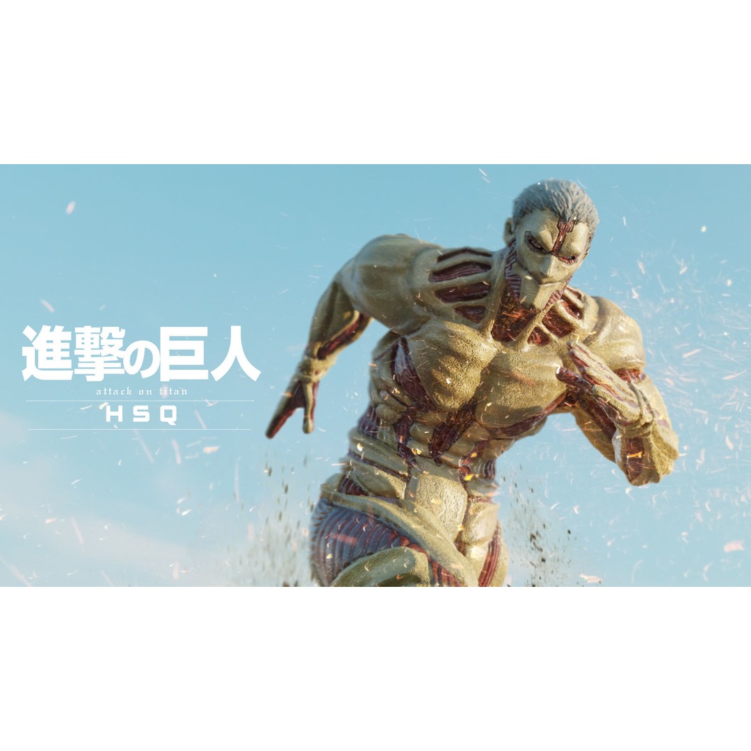 Armored Titan Reiner Braun 3D Model – High Poly Rigged Character, FBX - View 3