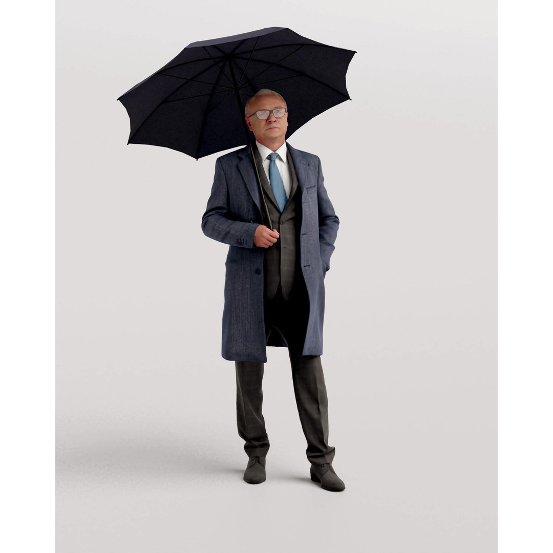 Humano Winter Autumn 3D Model – Realistic Male Character, FBX, Blender - View 5