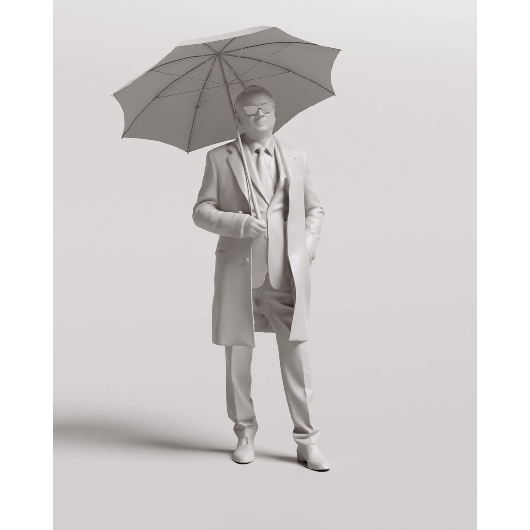 Humano Winter Autumn 3D Model – Realistic Male Character, FBX, Blender - View 8