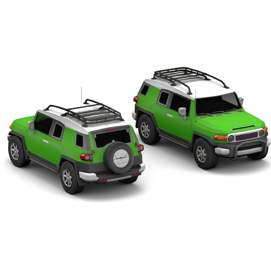 Extreme Vehicle Pack 3D Model – Low Poly Game Assets, FBX, OBJ - View 10