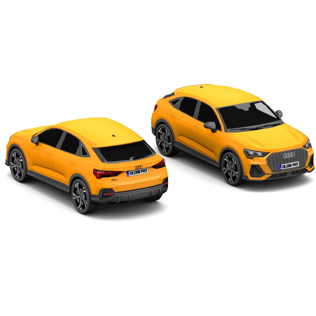 Extreme Vehicle Pack 3D Model – Low Poly Game Assets, FBX, OBJ - View 20
