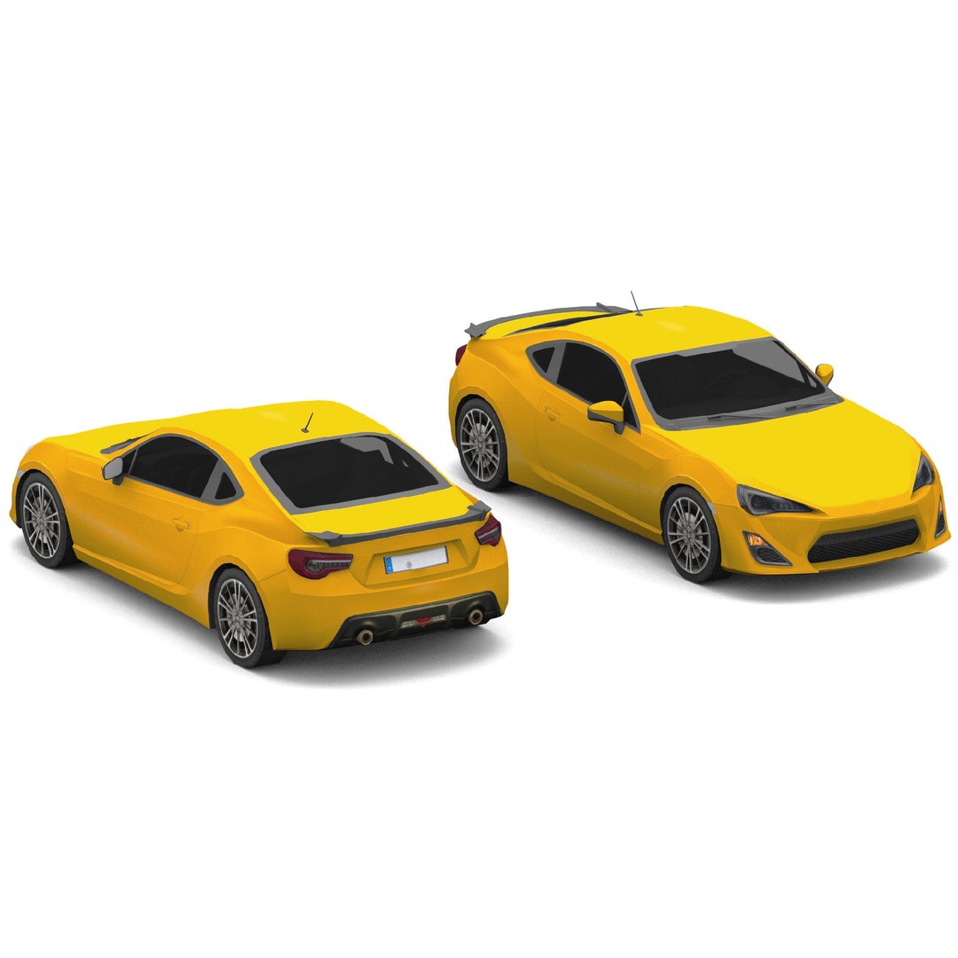 Extreme Vehicle Pack 3D Model – Low Poly Game Assets, FBX, OBJ - View 28
