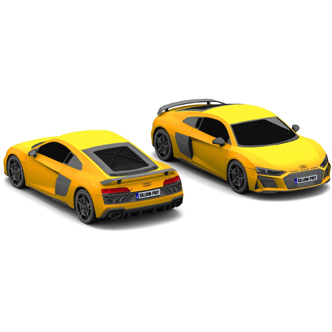 Extreme Vehicle Pack 3D Model – Low Poly Game Assets, FBX, OBJ - View 3