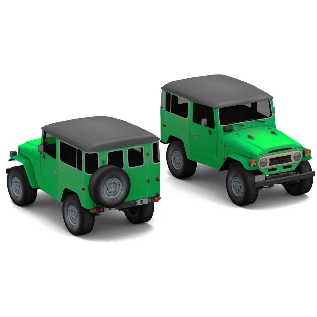 Extreme Vehicle Pack 3D Model – Low Poly Game Assets, FBX, OBJ - View 32