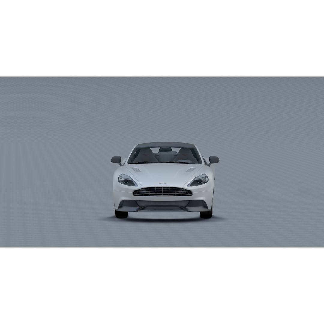 Aston Martin Vanquish 3D Model – Photorealistic Game-Ready Asset, Blender - View 13
