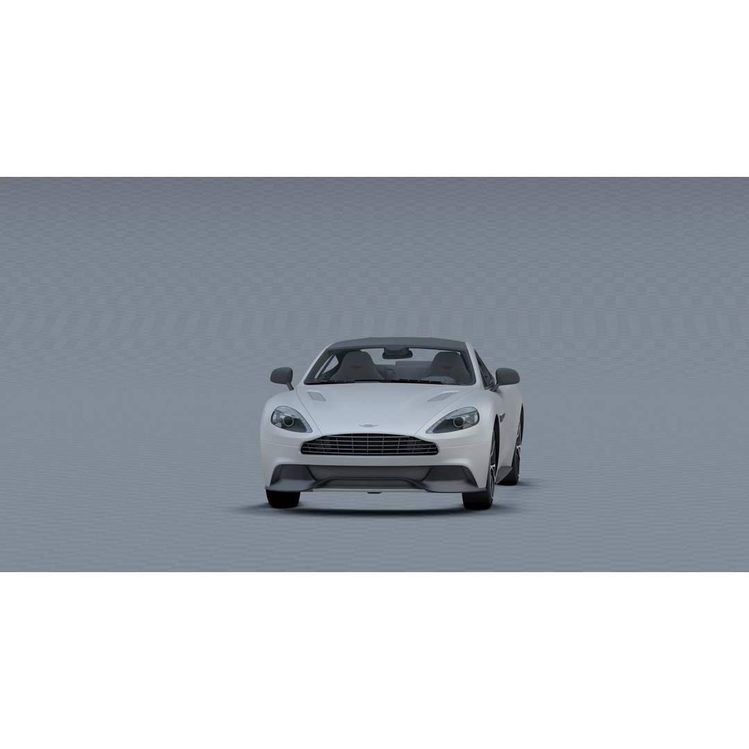 Aston Martin Vanquish 3D Model – Photorealistic Game-Ready Asset, Blender - View 17