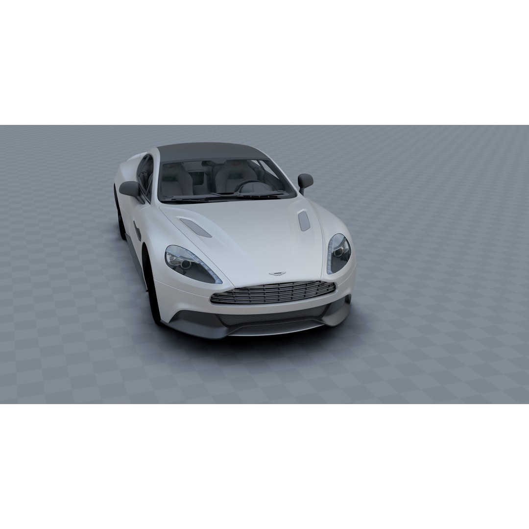 Aston Martin Vanquish 3D Model – Photorealistic Game-Ready Asset, Blender - View 18