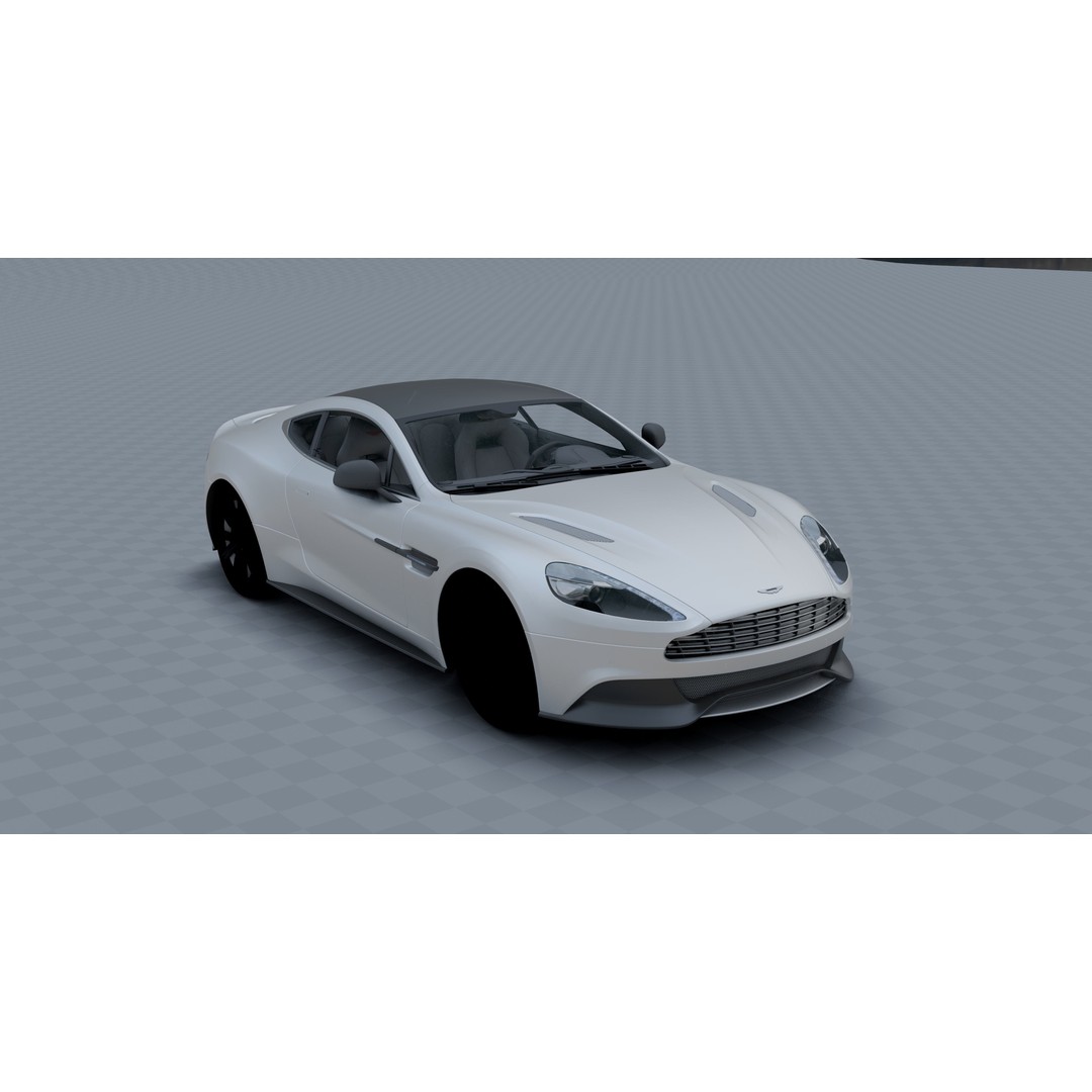 Aston Martin Vanquish 3D Model – Photorealistic Game-Ready Asset, Blender - View 19