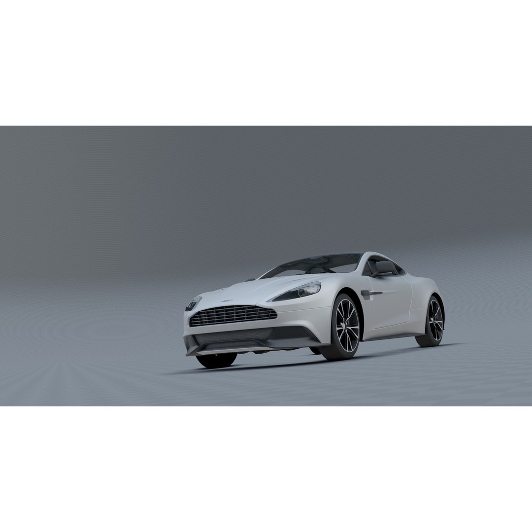 Aston Martin Vanquish 3D Model – Photorealistic Game-Ready Asset, Blender - View 20