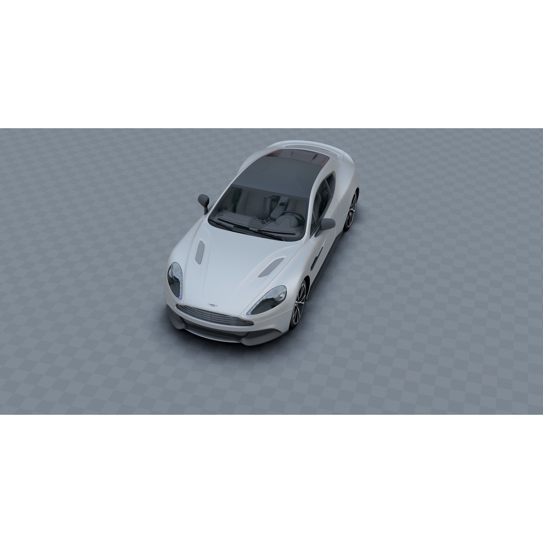 Aston Martin Vanquish 3D Model – Photorealistic Game-Ready Asset, Blender - View 21