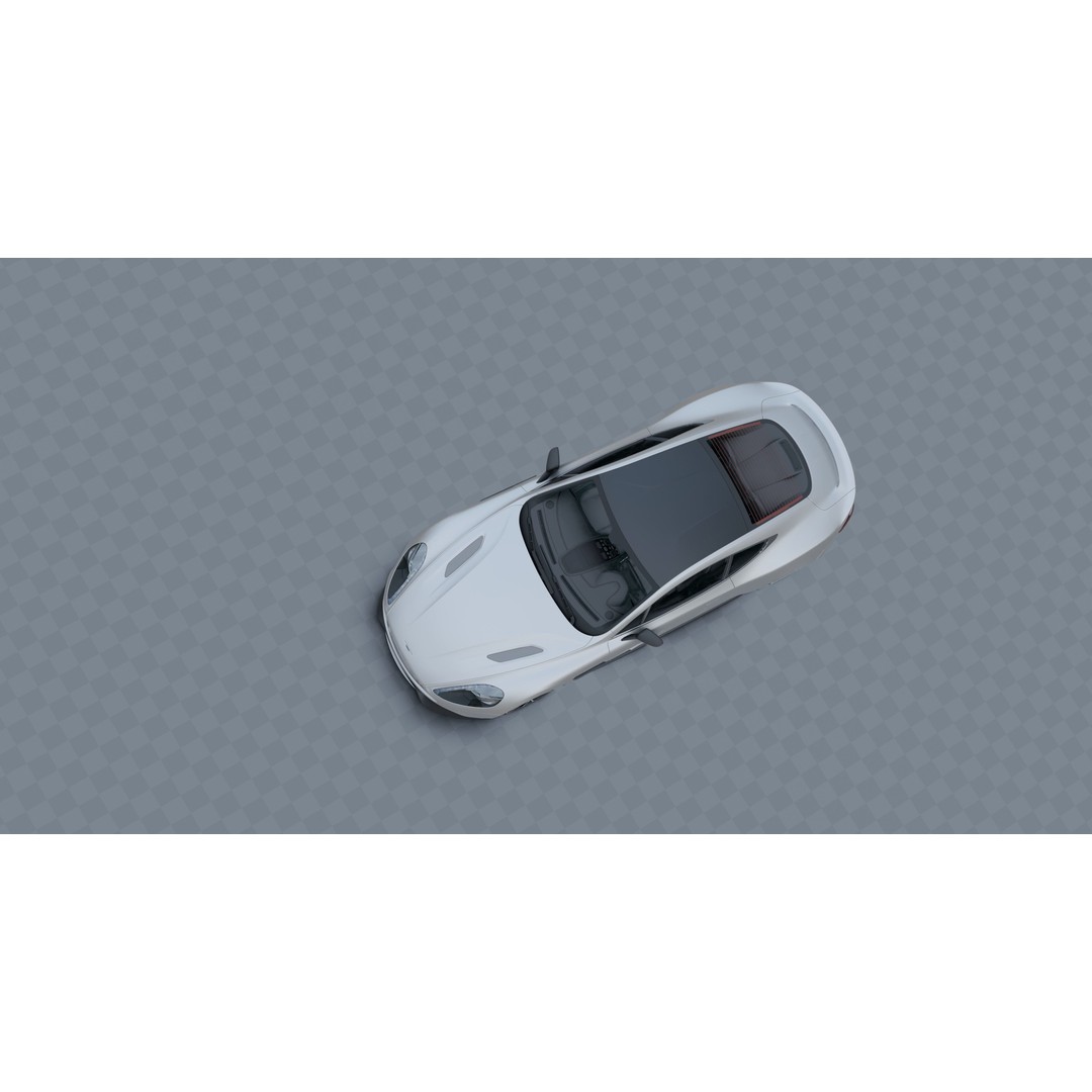 Aston Martin Vanquish 3D Model – Photorealistic Game-Ready Asset, Blender - View 22