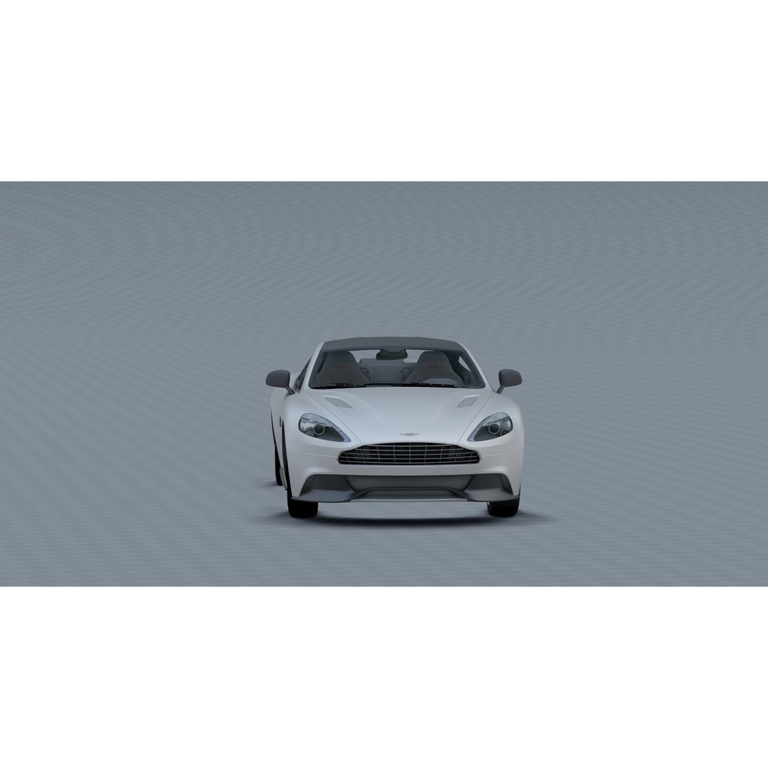 Aston Martin Vanquish 3D Model – Photorealistic Game-Ready Asset, Blender - View 4