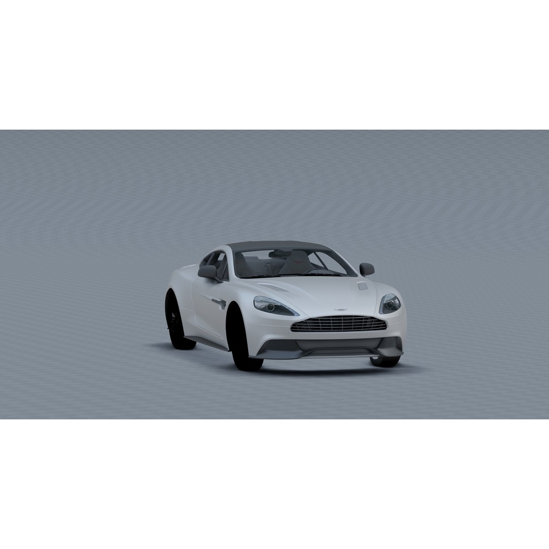 Aston Martin Vanquish 3D Model – Photorealistic Game-Ready Asset, Blender - View 5