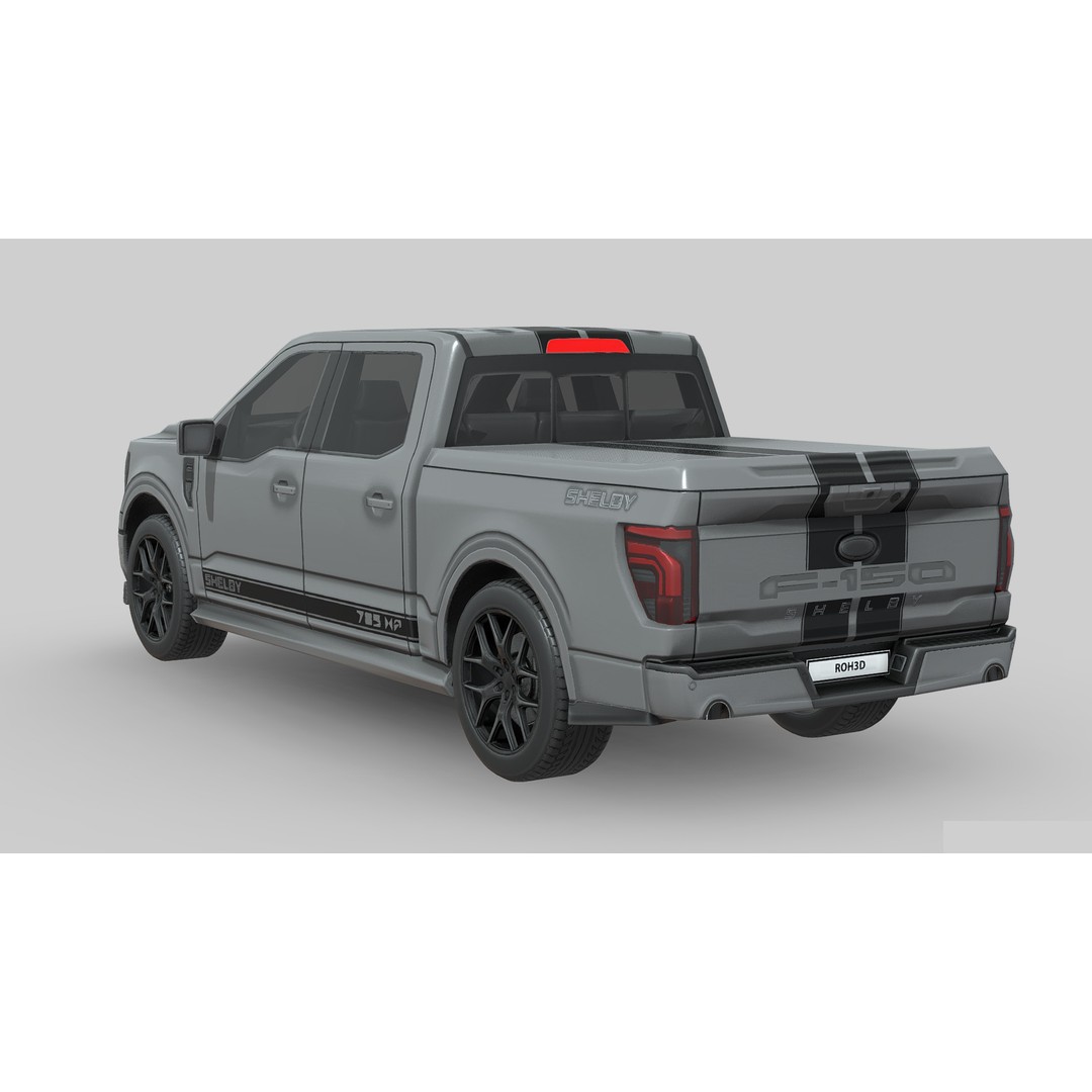 Shelby F-150 Super Snake 3D Model – Low Poly Game Asset, FBX