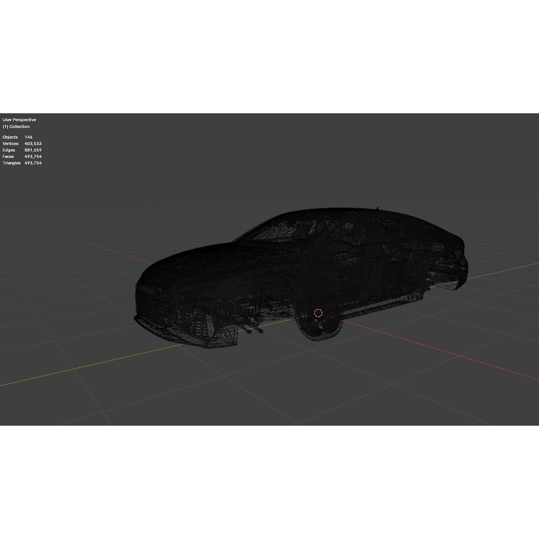 Audi RS7 C8 3D Model – Low Poly Game Asset, FBX, OBJ, Blender
