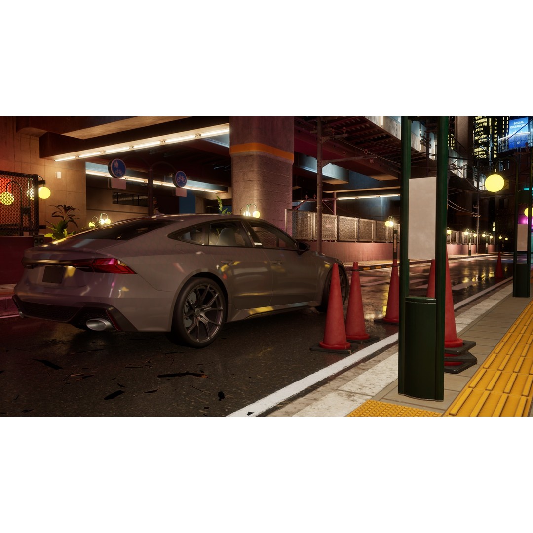 Audi RS7 C8 3D Model – Low Poly Game Asset, FBX, OBJ, Blender - View 10