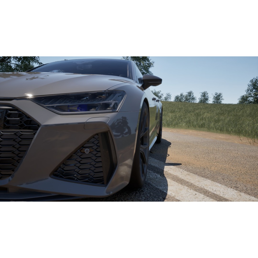 Audi RS7 C8 3D Model – Low Poly Game Asset, FBX, OBJ, Blender - View 16