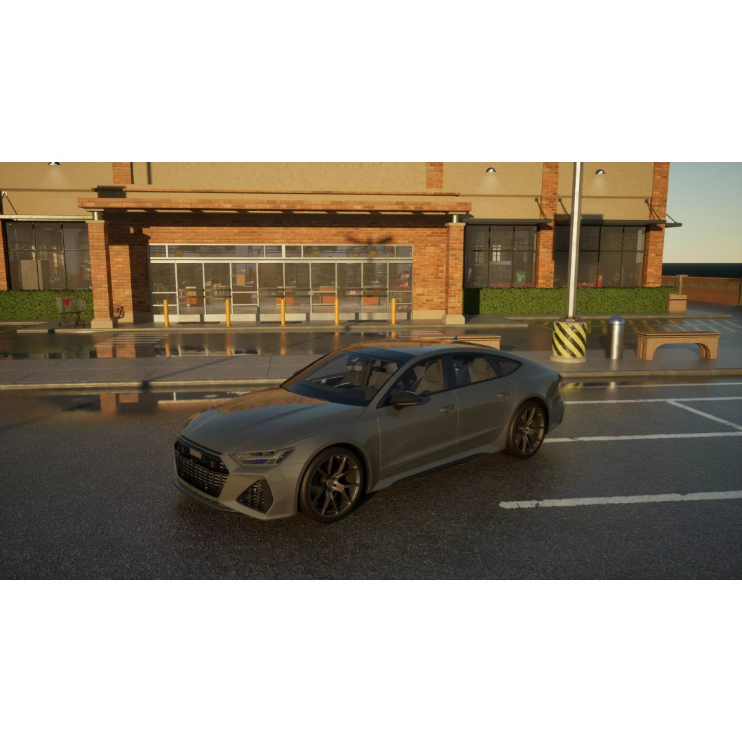 Audi RS7 C8 3D Model – Low Poly Game Asset, FBX, OBJ, Blender - View 2