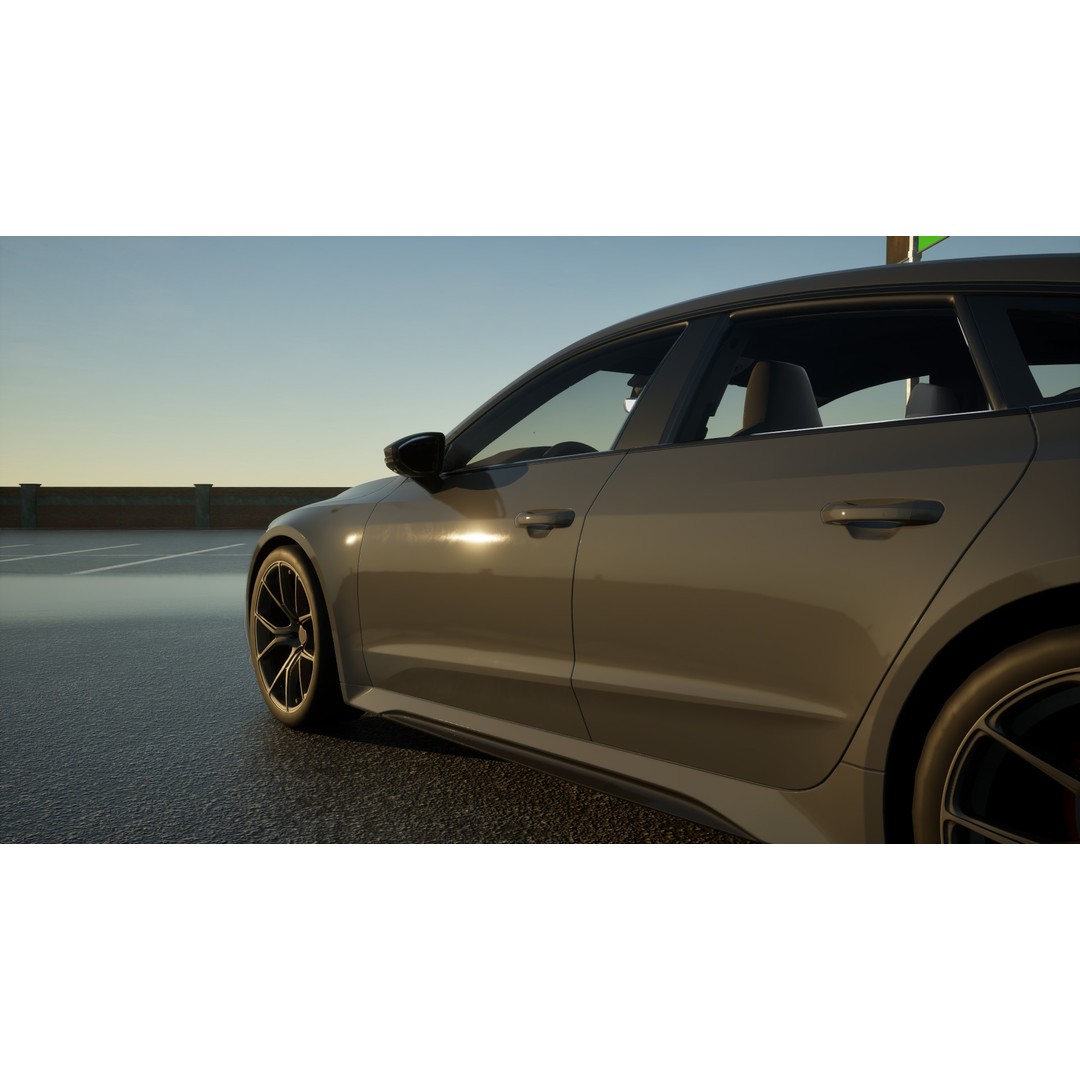 Audi RS7 C8 3D Model – Low Poly Game Asset, FBX, OBJ, Blender - View 7