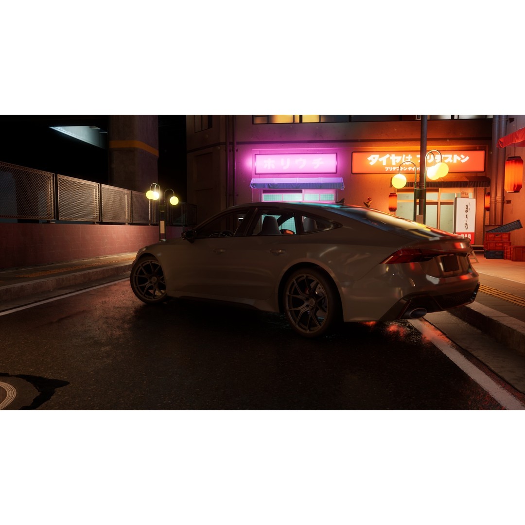 Audi RS7 C8 3D Model – Low Poly Game Asset, FBX, OBJ, Blender - View 9