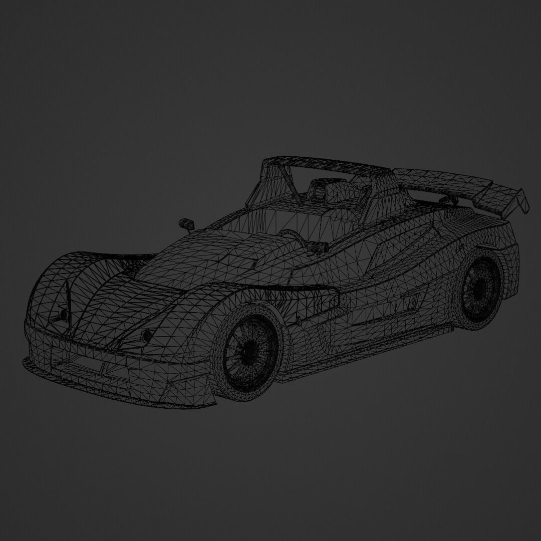 Lada Revolution II RS 2006 3D Model – Low Poly Racing Car, FBX