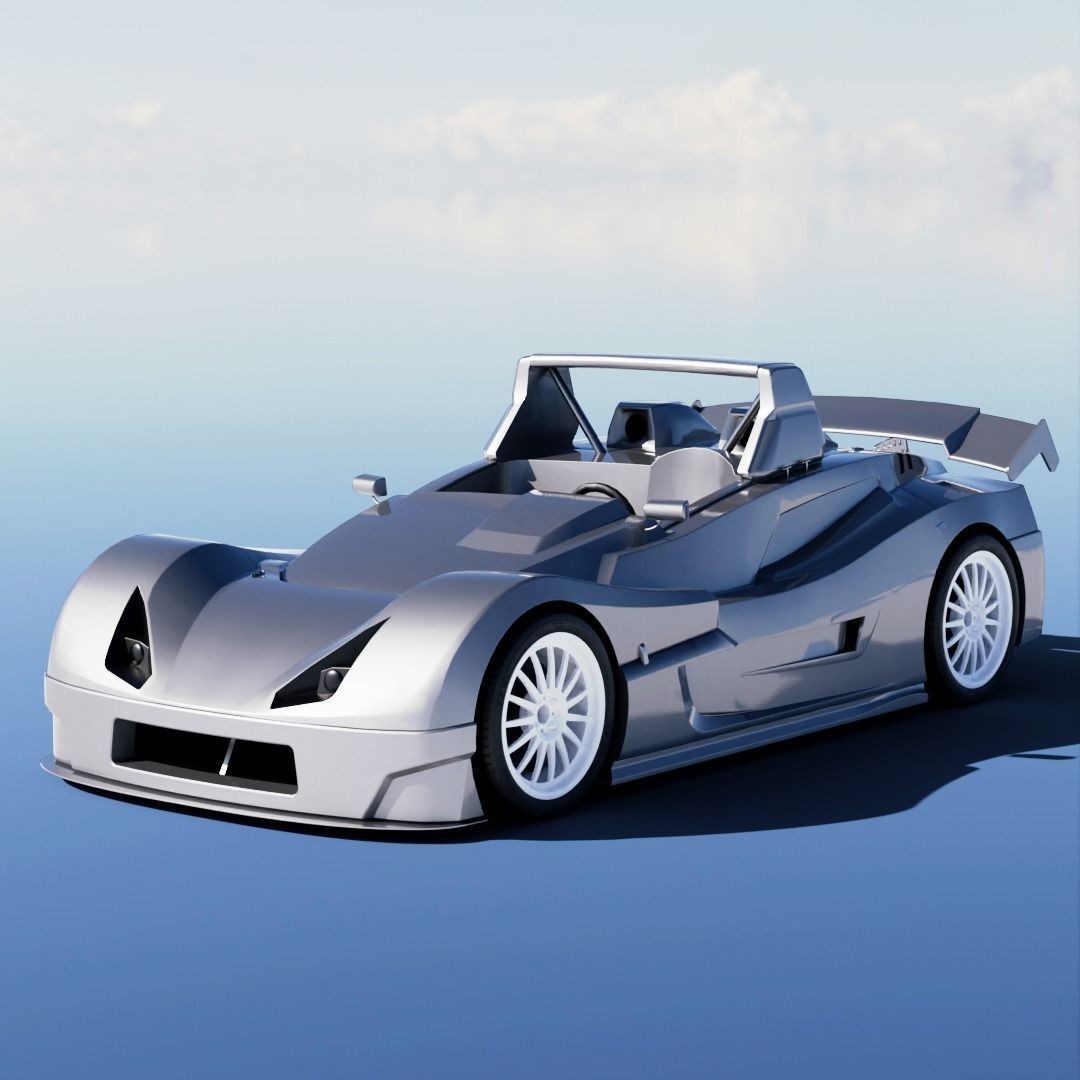 Lada Revolution II RS 2006 3D Model – Low Poly Racing Car, FBX - View 5