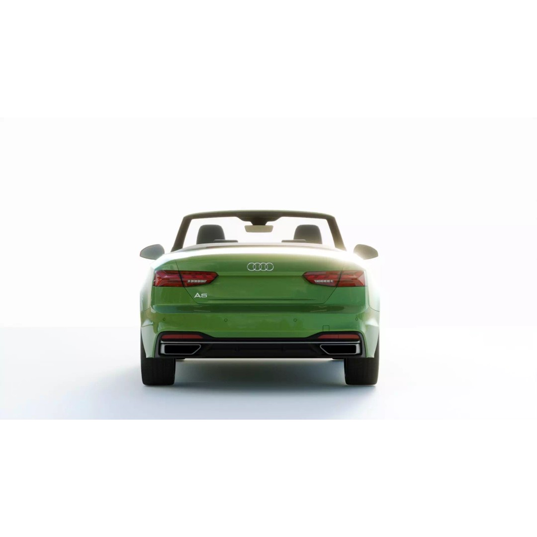 Audi A5 Cabriolet 2020 3D Model – High Poly PBR Asset, FBX, Blender - View 10