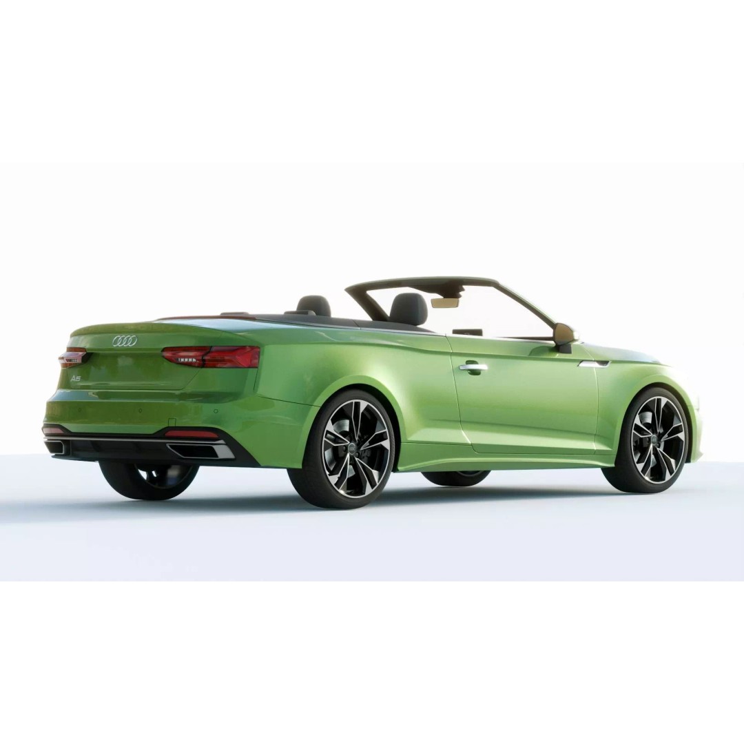 Audi A5 Cabriolet 2020 3D Model – High Poly PBR Asset, FBX, Blender - View 15