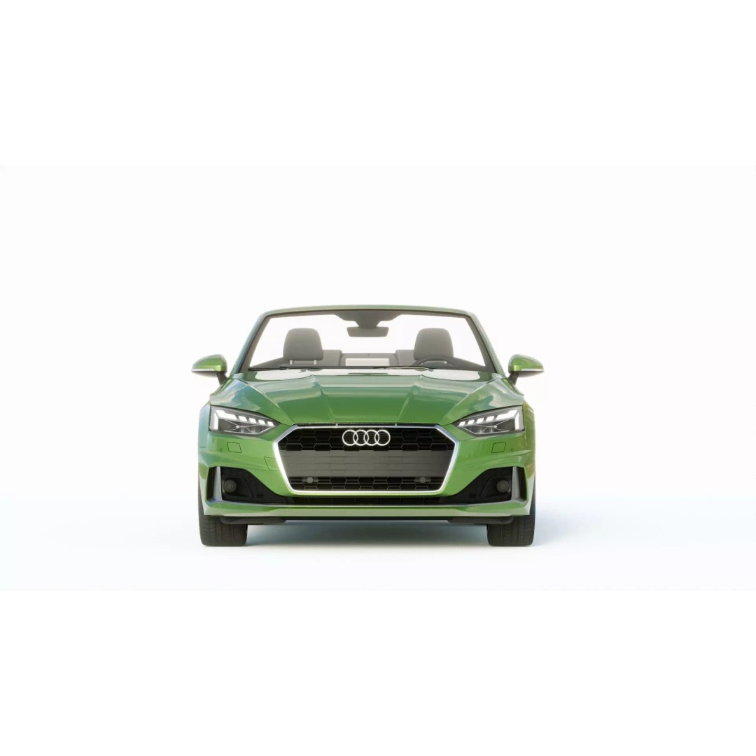 Audi A5 Cabriolet 2020 3D Model – High Poly PBR Asset, FBX, Blender - View 9