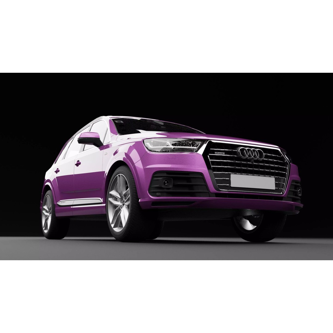 Audi Q7 TFSI e Fuchsia 3D Model – Rigged PBR Asset, Blender, FBX, OBJ - View 8