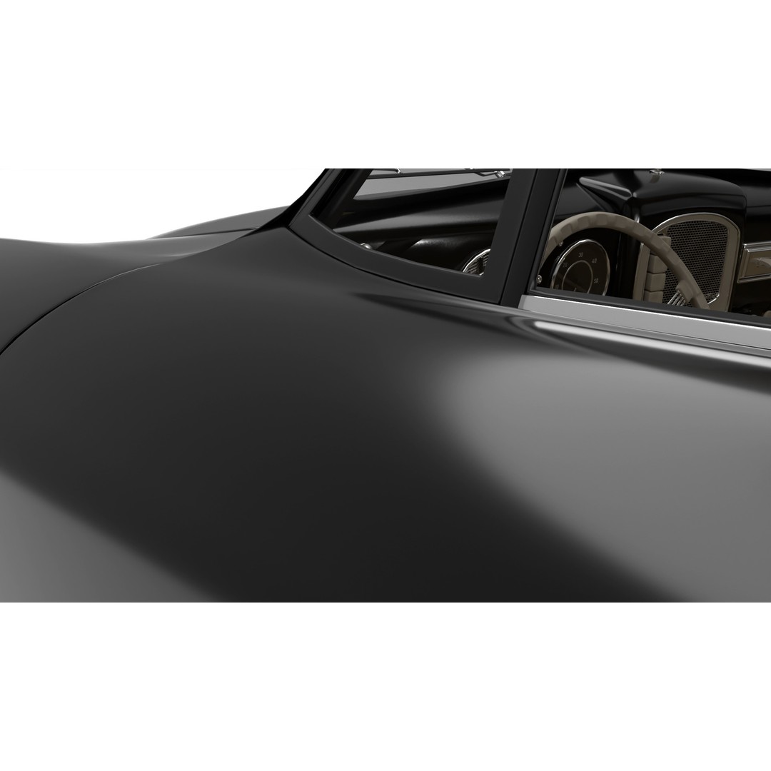 Porsche 356 1300 1952 3D Model – Classic Sports Car, FBX, PBR, Rigged - View 20