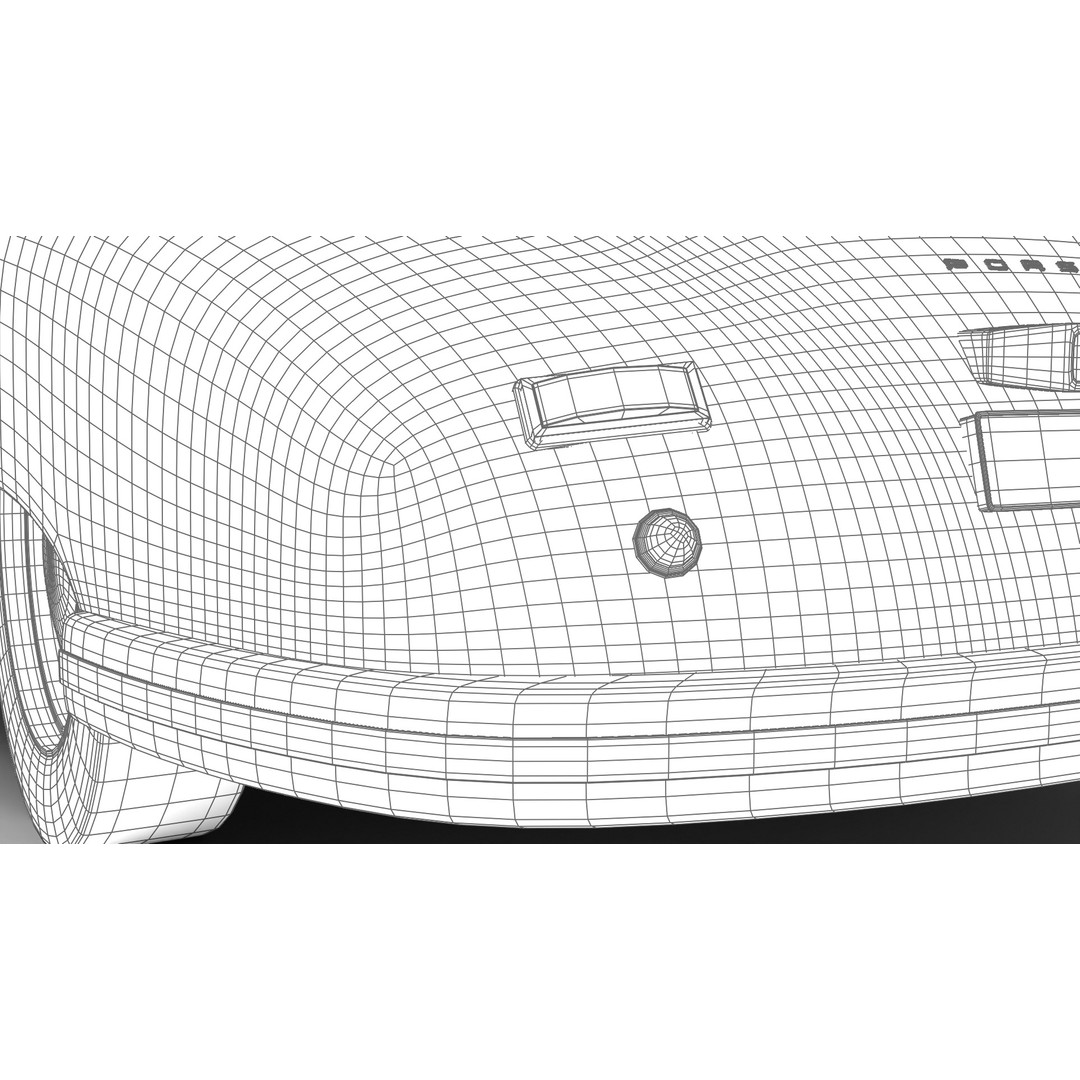 Porsche 356 1300 1952 3D Model – Classic Sports Car, FBX, PBR, Rigged - View 41