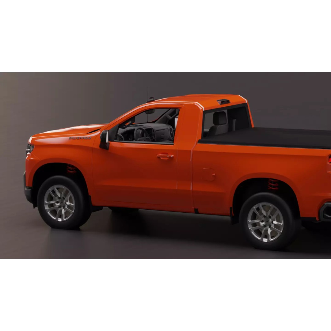 Chevrolet Silverado 2020 3D Model – High-Fidelity Vehicle Asset, FBX