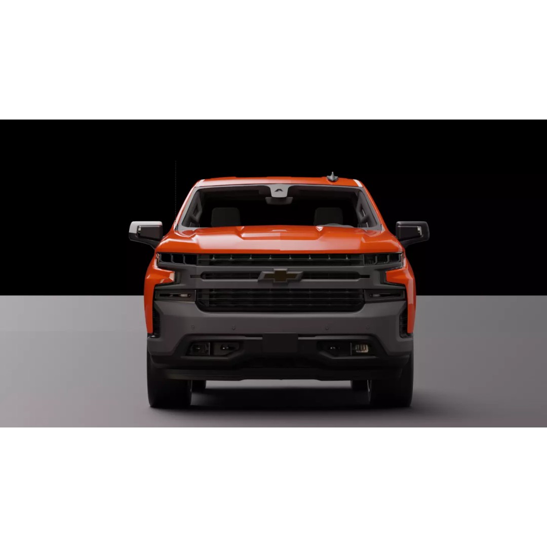 Chevrolet Silverado 2020 3D Model – High-Fidelity Vehicle Asset, FBX - View 12