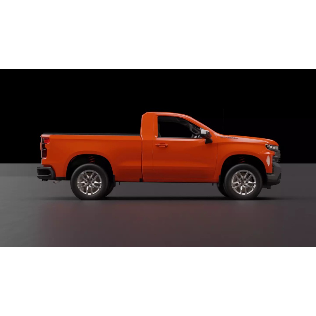 Chevrolet Silverado 2020 3D Model – High-Fidelity Vehicle Asset, FBX - View 15