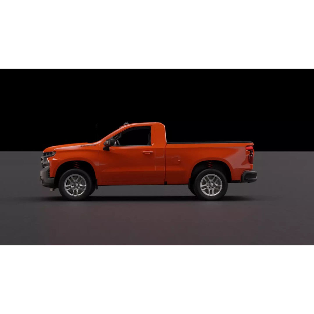 Chevrolet Silverado 2020 3D Model – High-Fidelity Vehicle Asset, FBX - View 17