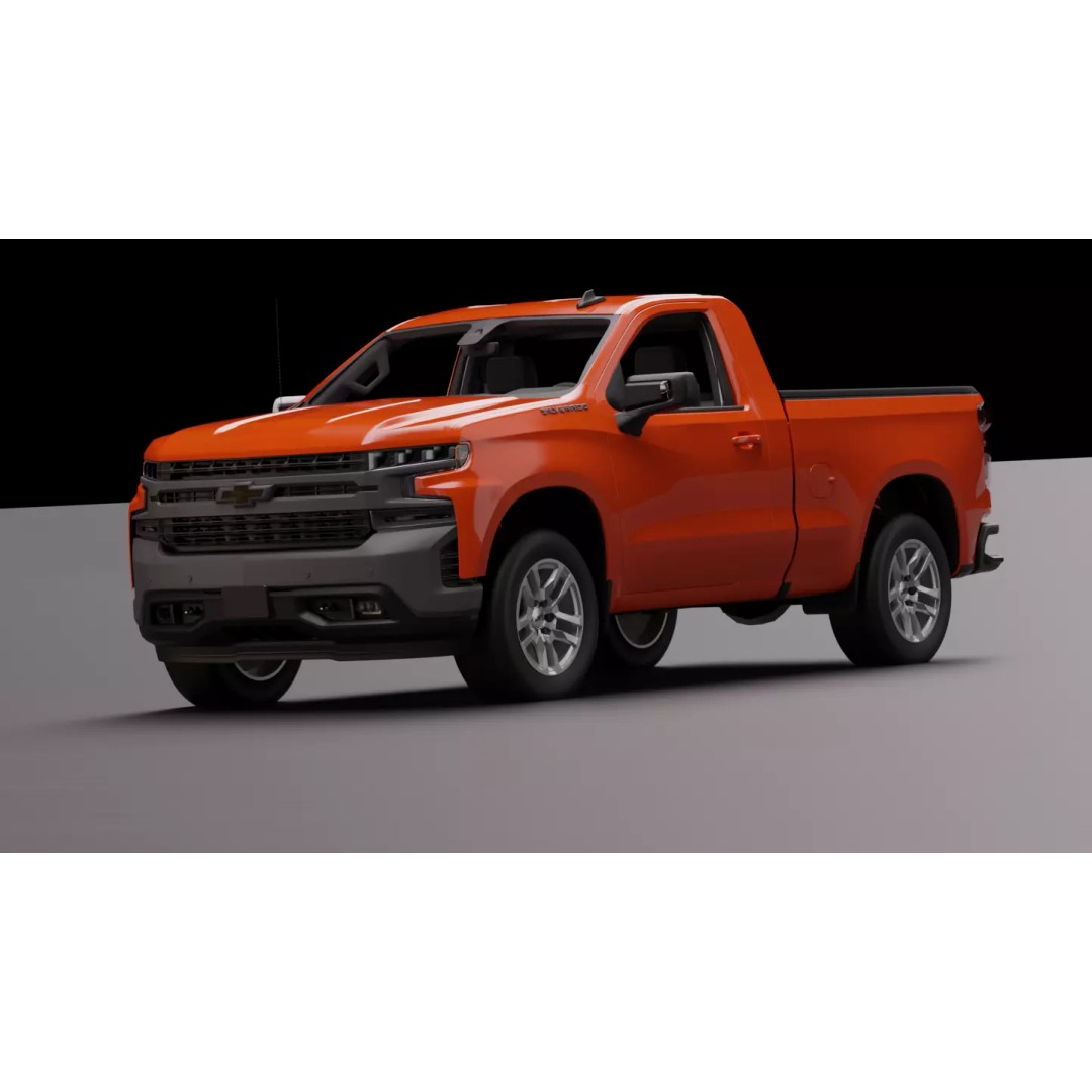 Chevrolet Silverado 2020 3D Model – High-Fidelity Vehicle Asset, FBX - View 26