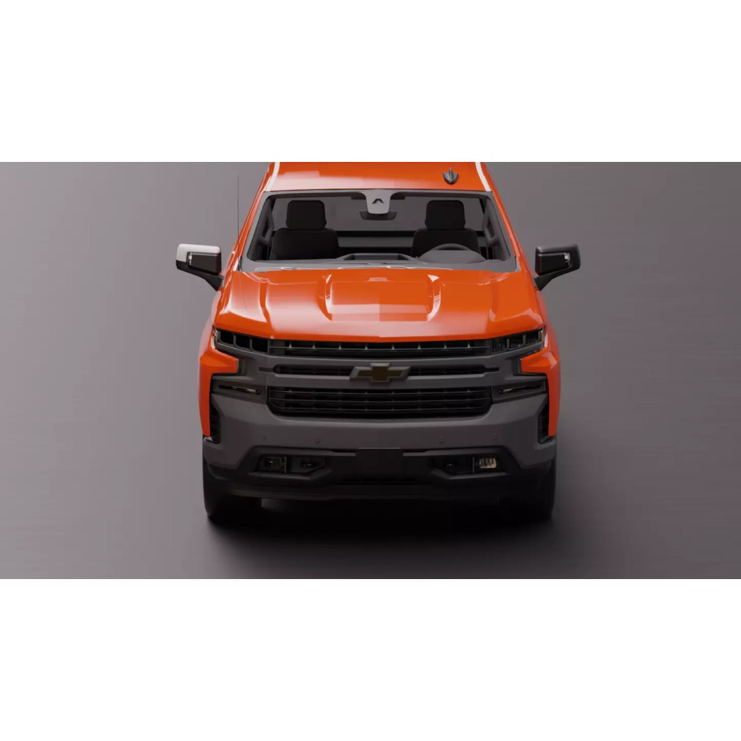 Chevrolet Silverado 2020 3D Model – High-Fidelity Vehicle Asset, FBX - View 3