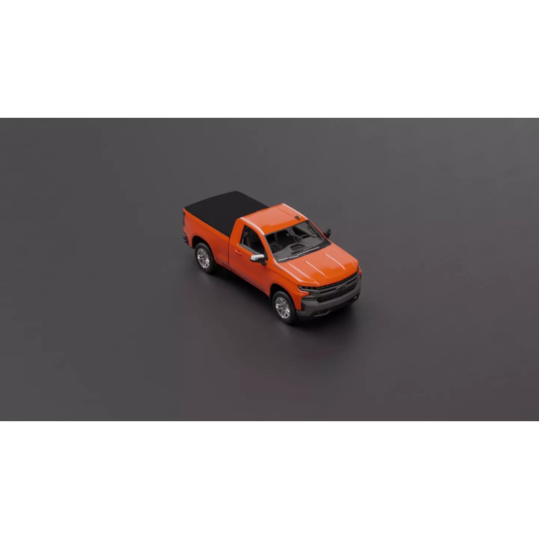 Chevrolet Silverado 2020 3D Model – High-Fidelity Vehicle Asset, FBX - View 33