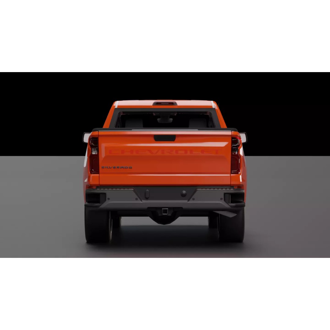 Chevrolet Silverado 2020 3D Model – High-Fidelity Vehicle Asset, FBX - View 37