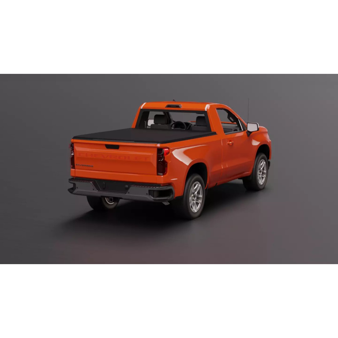 Chevrolet Silverado 2020 3D Model – High-Fidelity Vehicle Asset, FBX - View 4