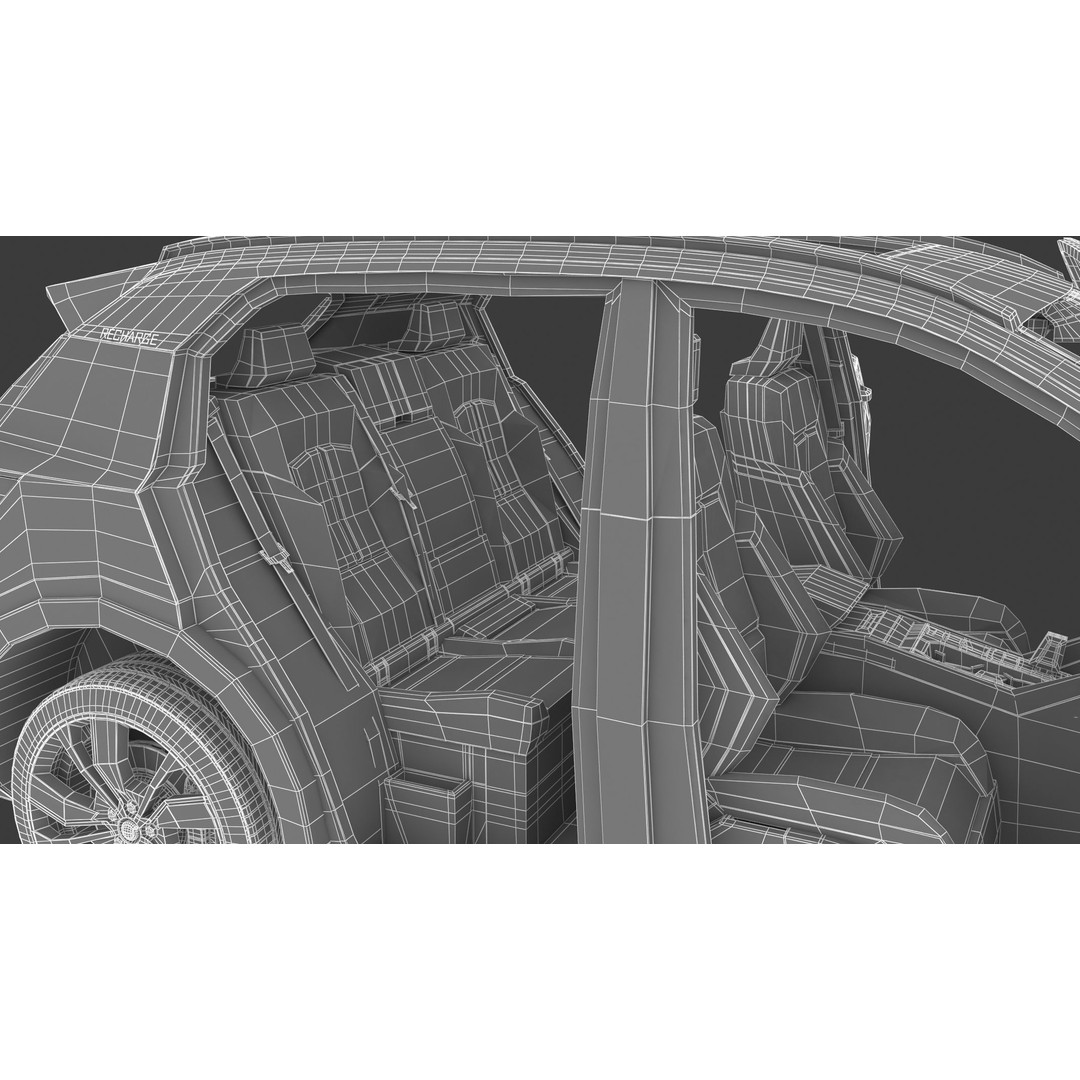 2020 Volvo XC40 Recharge 3D Model – High Quality SUV Asset, FBX, OBJ