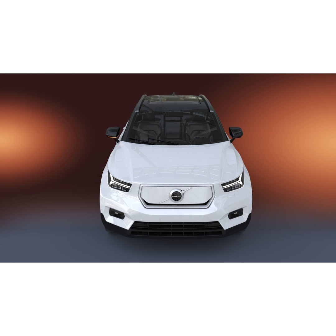2020 Volvo XC40 Recharge 3D Model – High Quality SUV Asset, FBX, OBJ - View 10