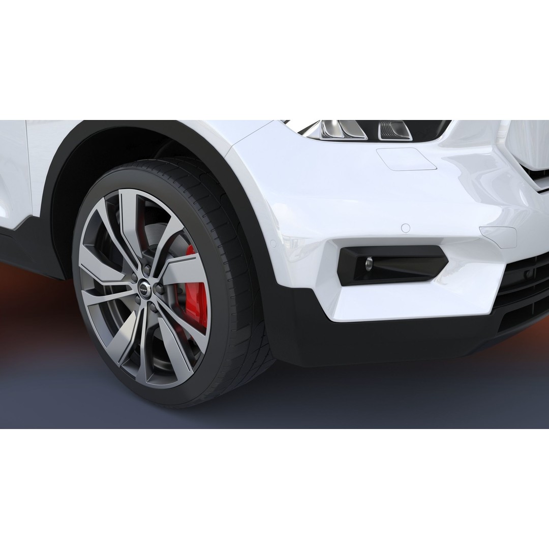 2020 Volvo XC40 Recharge 3D Model – High Quality SUV Asset, FBX, OBJ - View 13