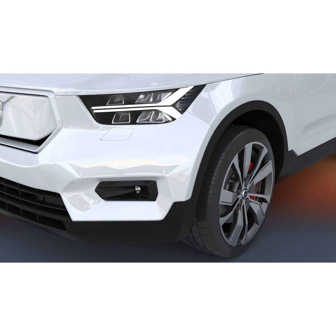 2020 Volvo XC40 Recharge 3D Model – High Quality SUV Asset, FBX, OBJ - View 19