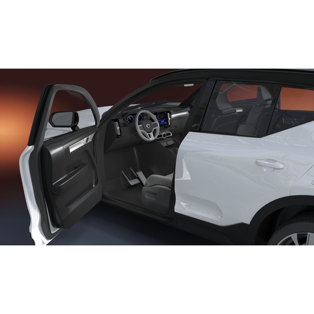 2020 Volvo XC40 Recharge 3D Model – High Quality SUV Asset, FBX, OBJ - View 23