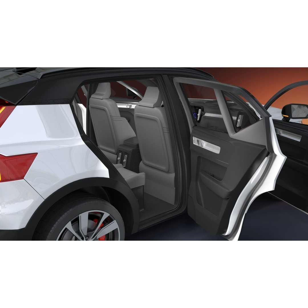 2020 Volvo XC40 Recharge 3D Model – High Quality SUV Asset, FBX, OBJ - View 25