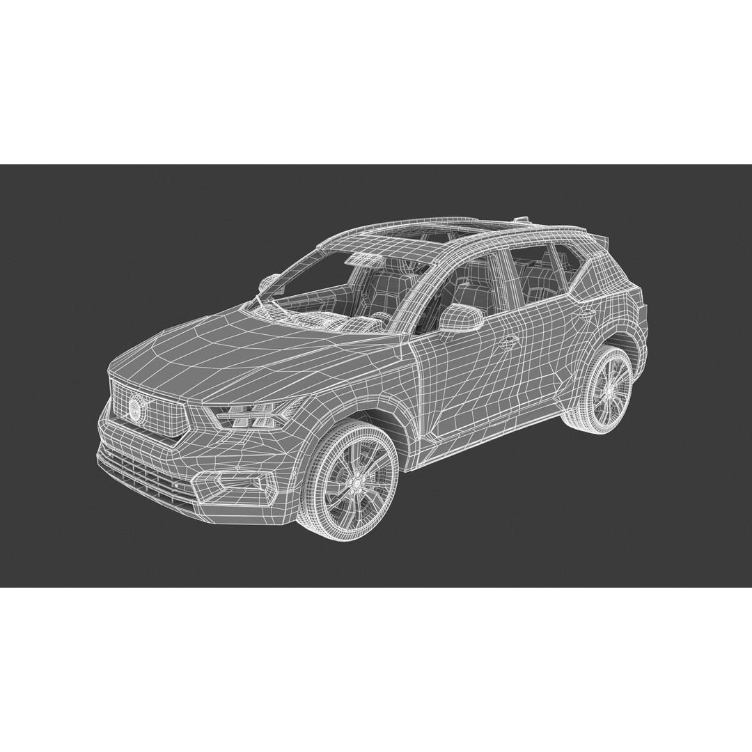 2020 Volvo XC40 Recharge 3D Model – High Quality SUV Asset, FBX, OBJ - View 27