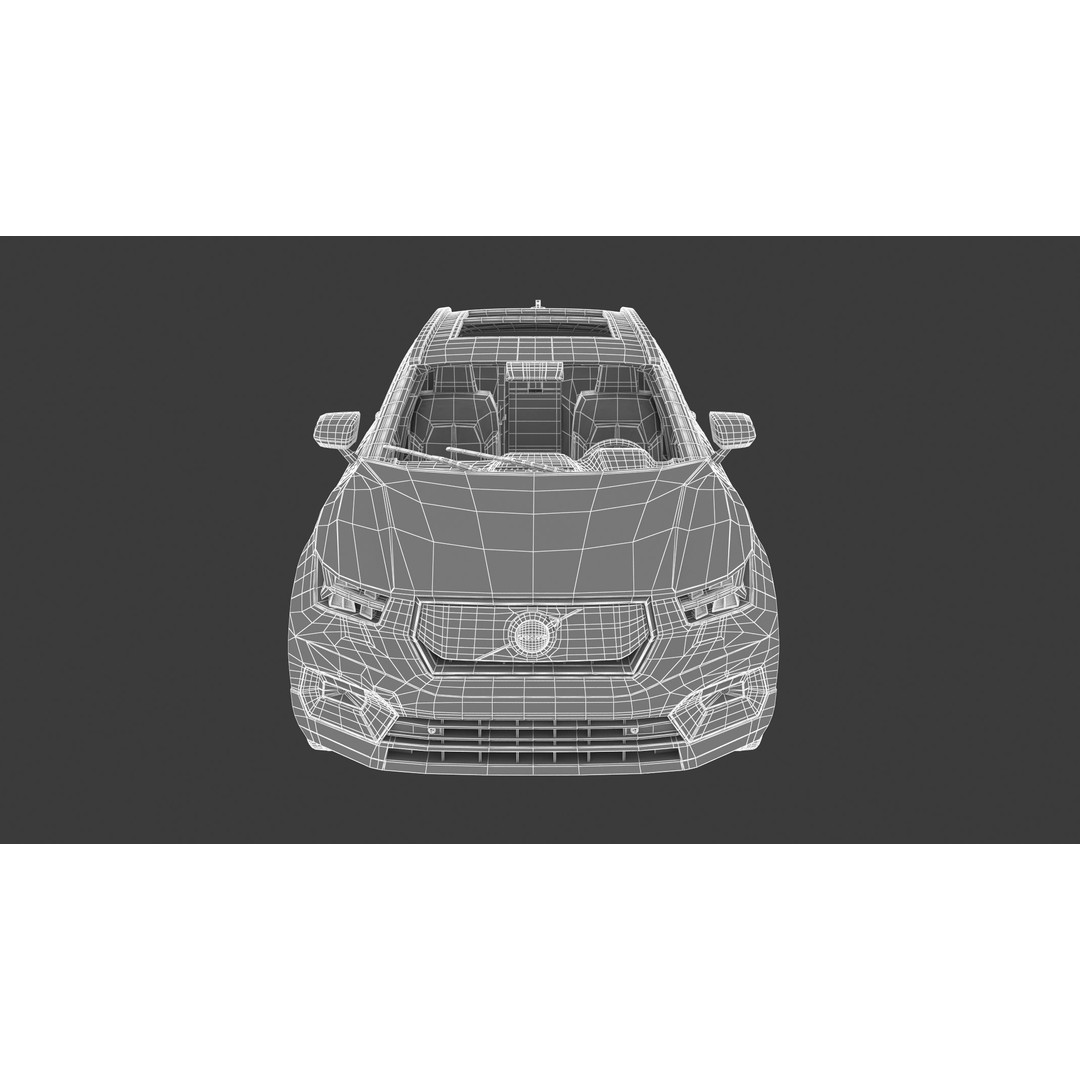 2020 Volvo XC40 Recharge 3D Model – High Quality SUV Asset, FBX, OBJ - View 28